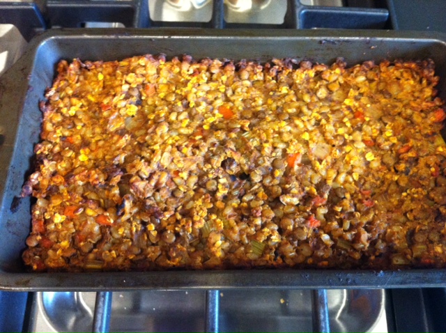 Gluten Free Lentil Loaf recipe