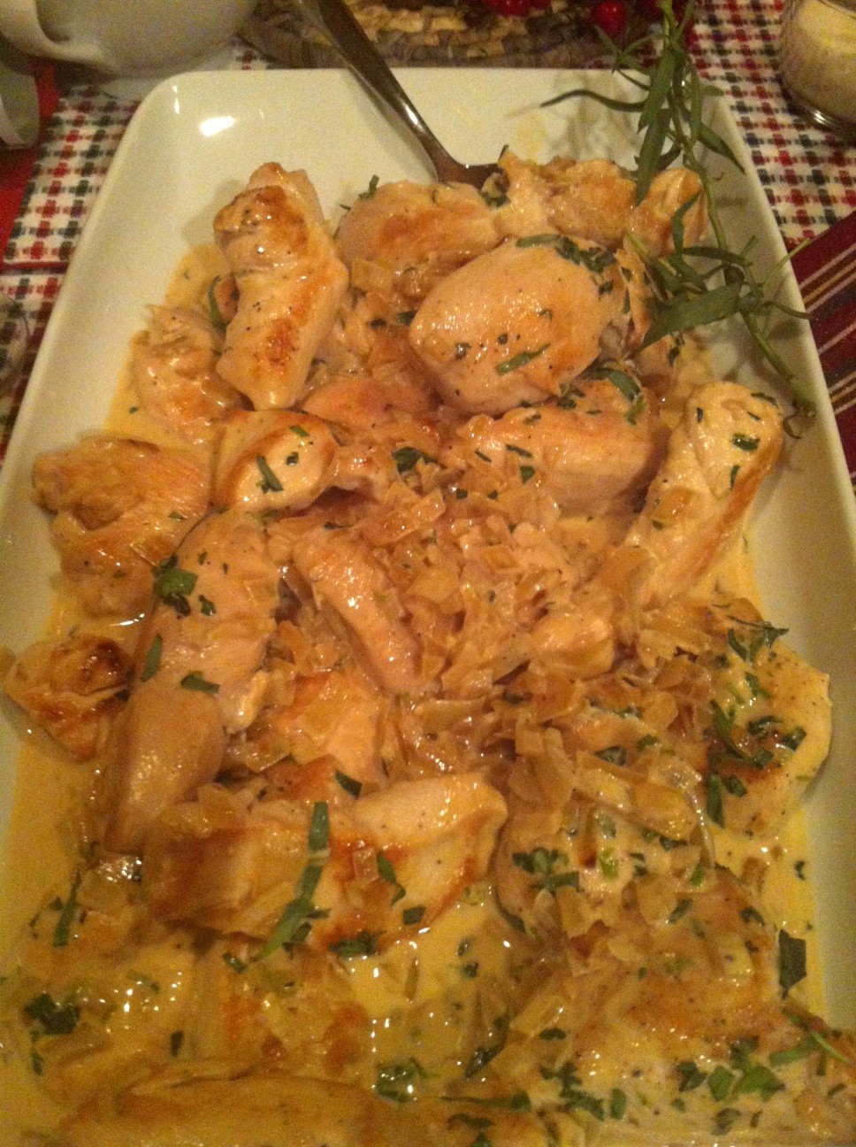 Gluten Free Creamy Tarragon Chicken recipe