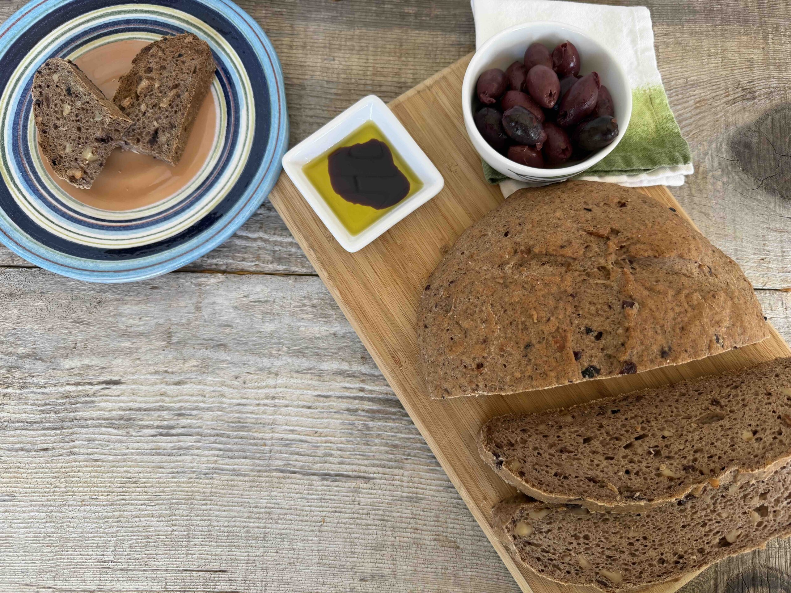 Gluten-Free Vegan Walnut Olive Bread - Image 5